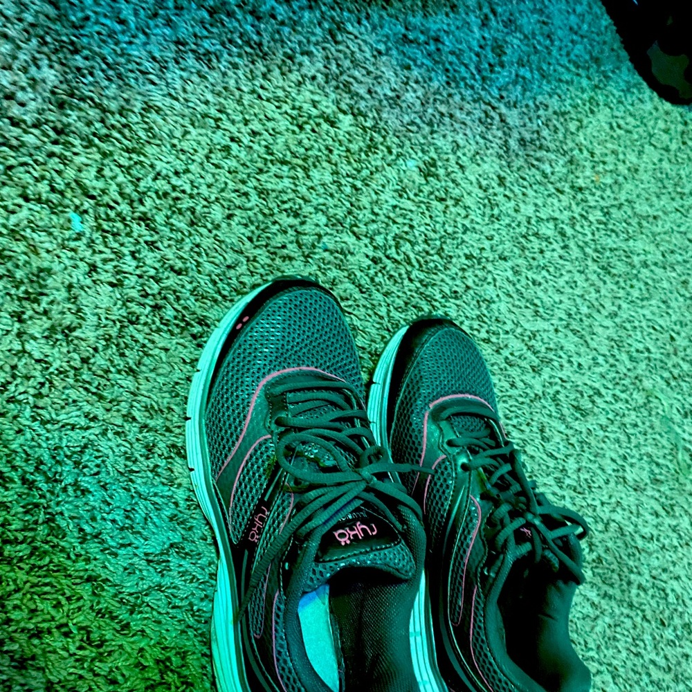 Tennis shoes these are very comfortable and breathable have been cleaned